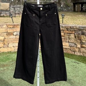 DL 1961 Lily Wide Leg Black Jeans